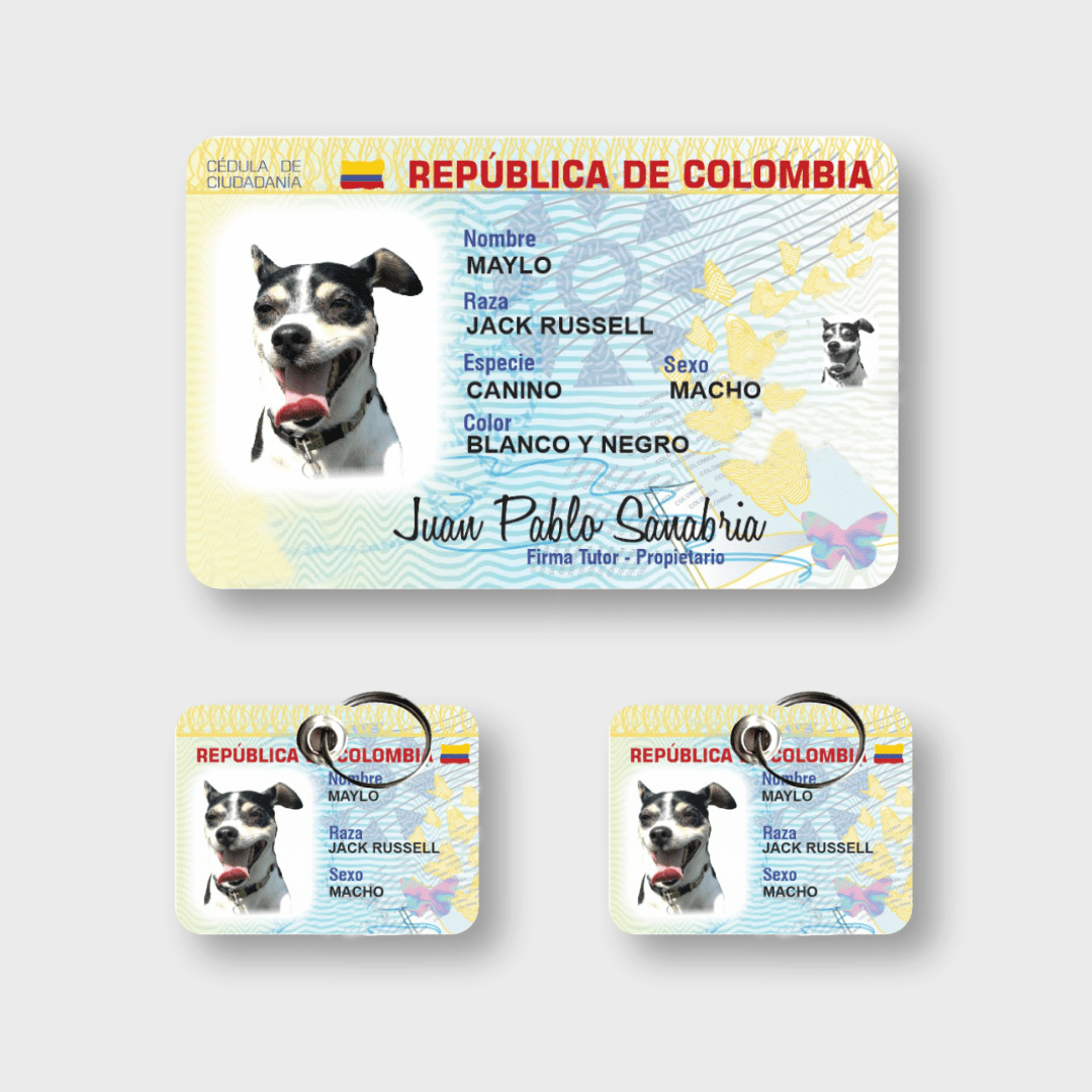 KIT NUEVA Cédula + Mini Adicional - Peludolandia