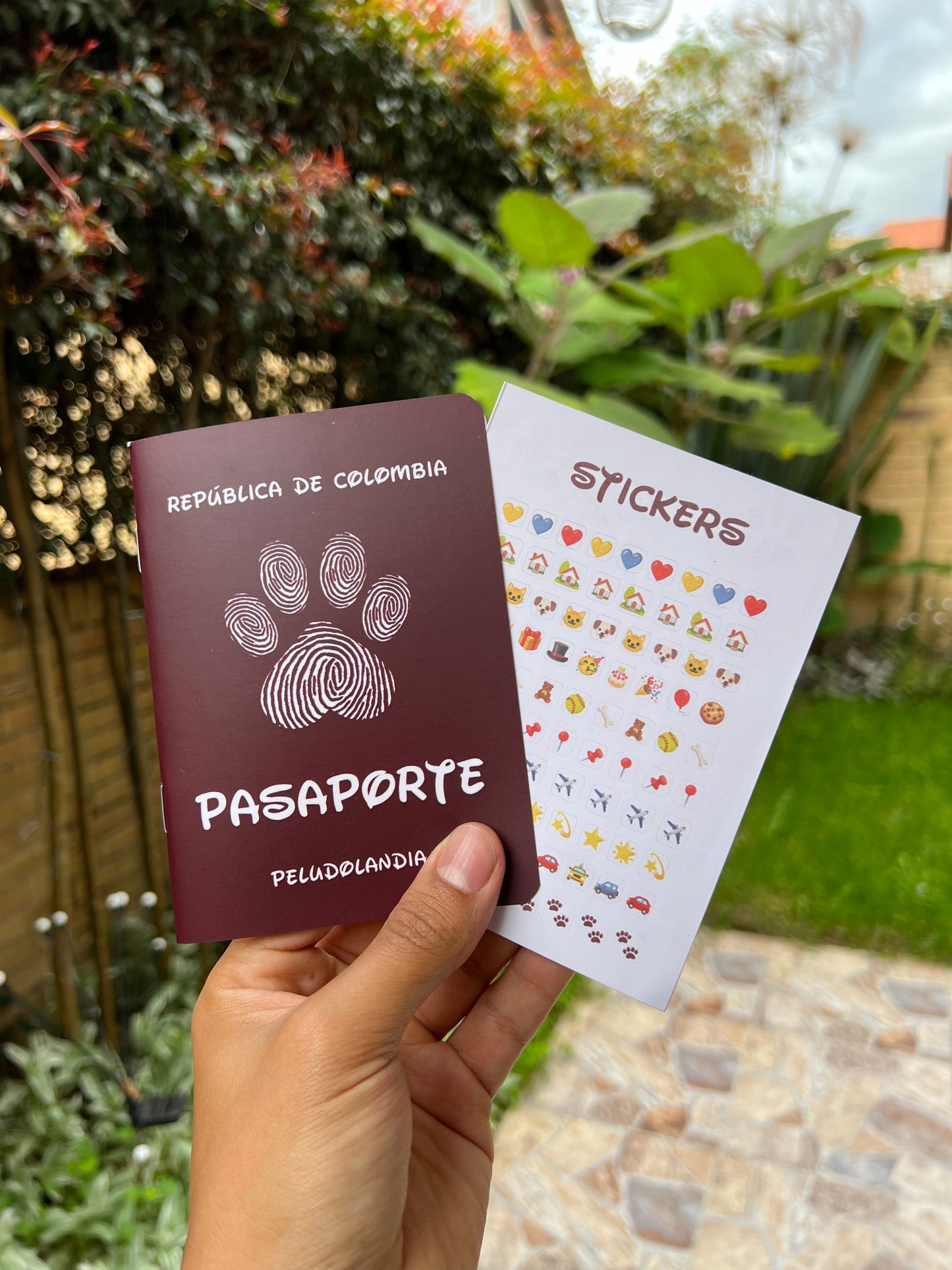 Pasaporte Personalizado de mascotas + 90 Stickers + Snacks de regalo 🎁