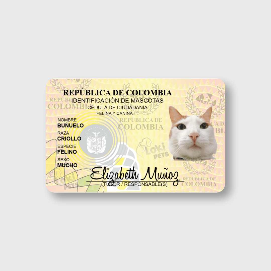 Cédula De Billetera - Peludolandia