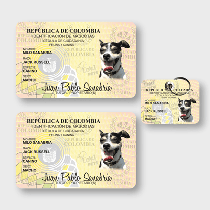 KIT Cédula Pareja - Peludolandia
