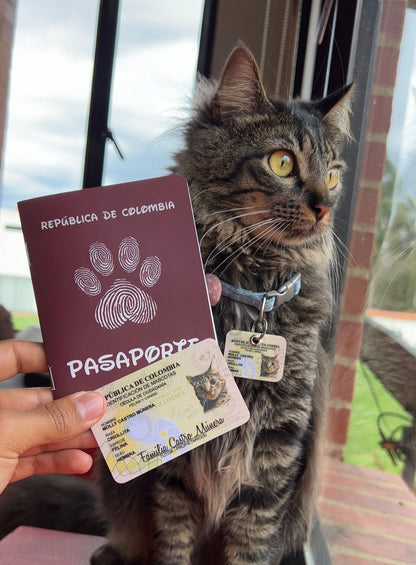 KIT Cédulas & Pasaporte Para Mascotas - Peludolandia