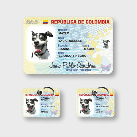 KIT NUEVA Cédula + Mini Adicional - Peludolandia