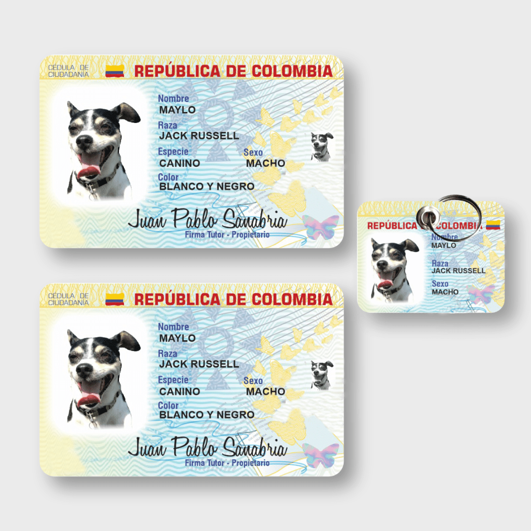 KIT NUEVAS Cédulas Pareja - Peludolandia