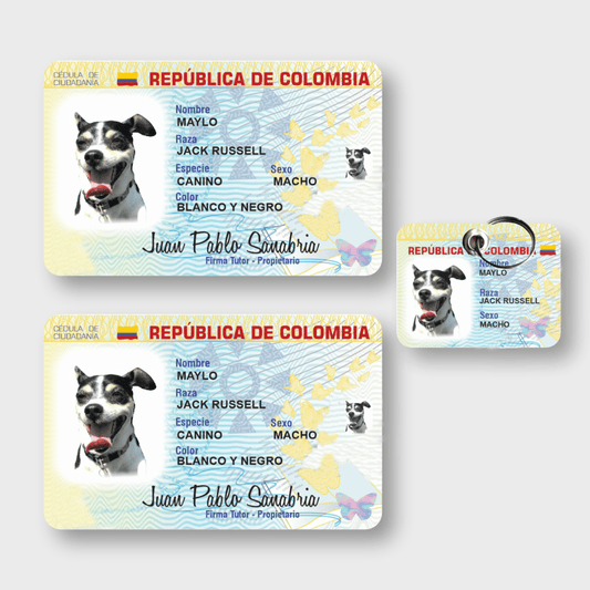 KIT NUEVAS Cédulas Pareja - Peludolandia