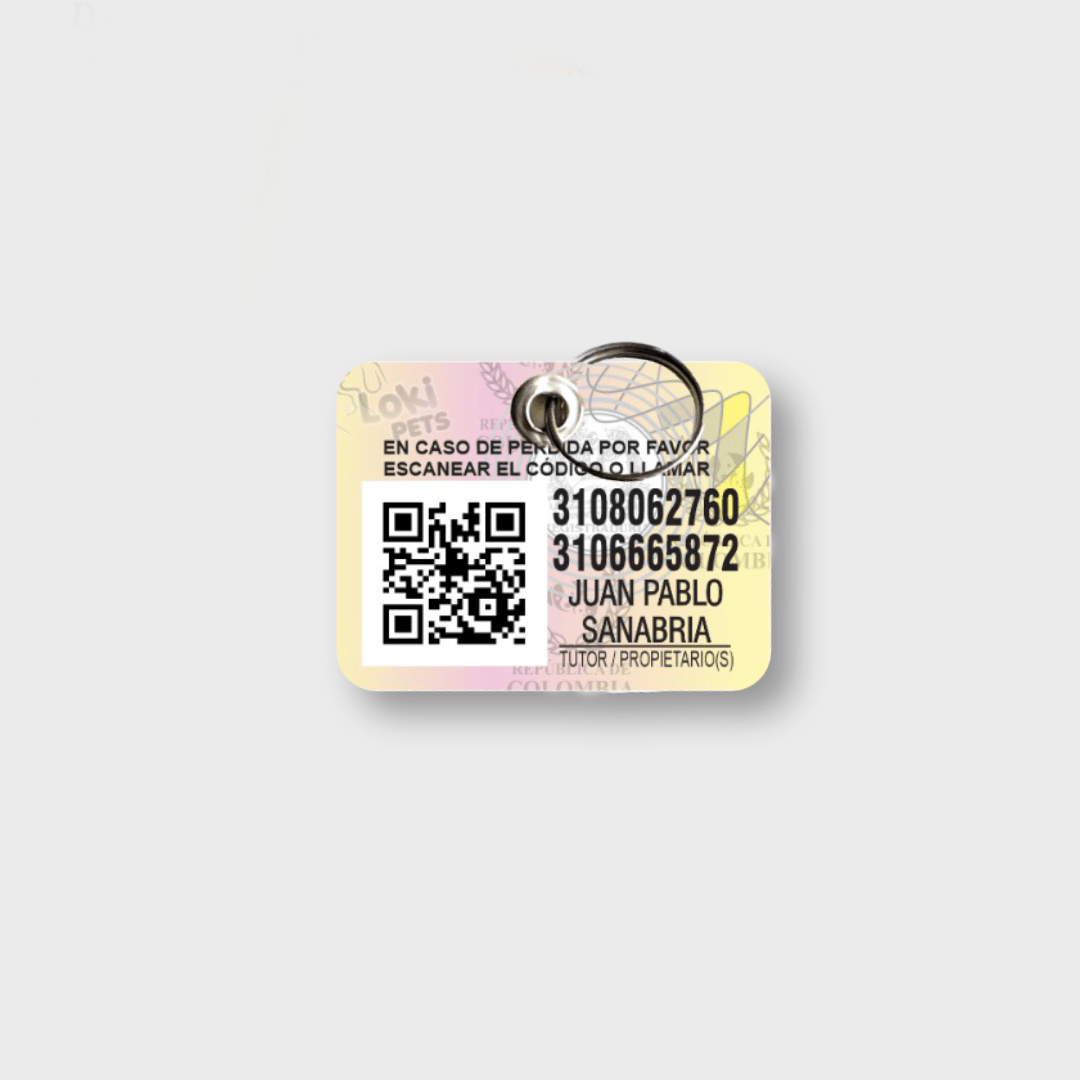 Mini Cédula + Pasaporte Para Mascotas - Peludolandia