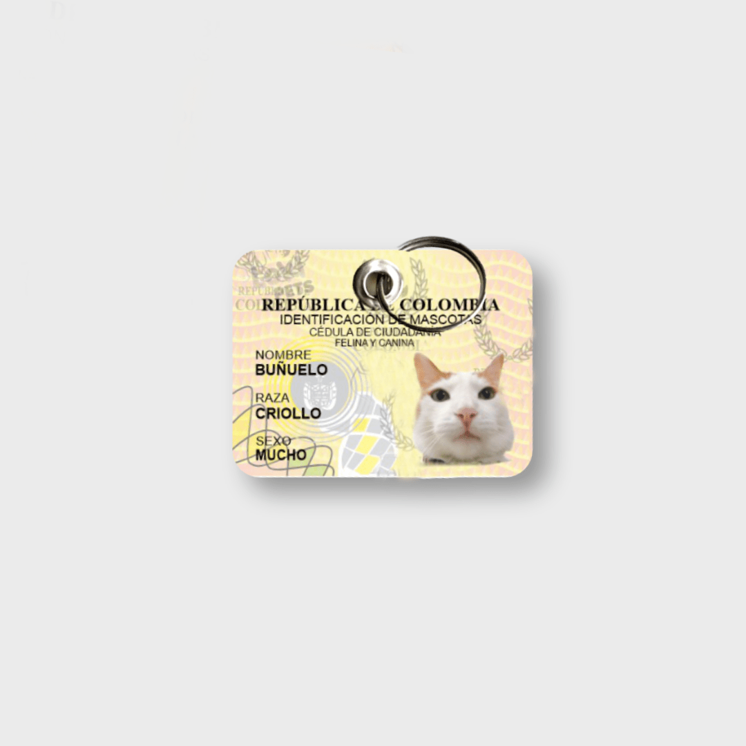 Mini Cédula + Pasaporte Para Mascotas - Peludolandia