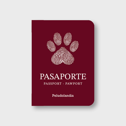 NUEVA Mini Cédula + Pasaporte Para Mascotas - Peludolandia