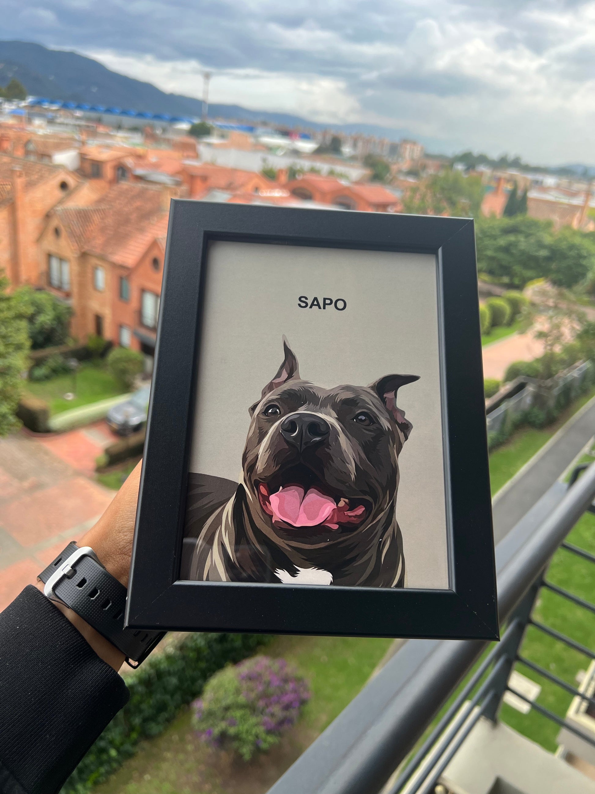 Retrato Personalizado de Escritorio - Peludolandia