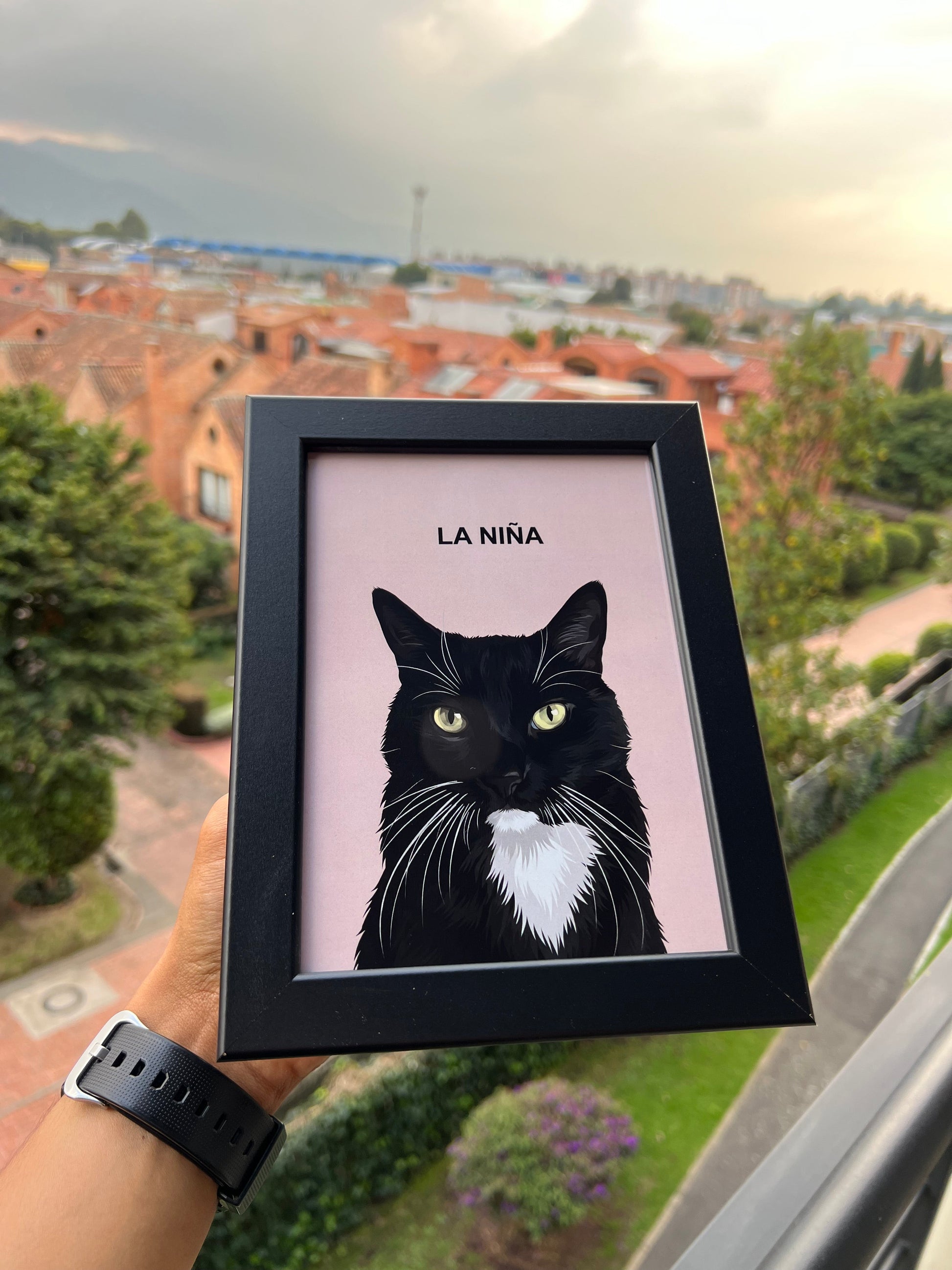 Retrato Personalizado de Escritorio - Peludolandia