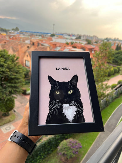 Retrato Personalizado de Escritorio - Peludolandia