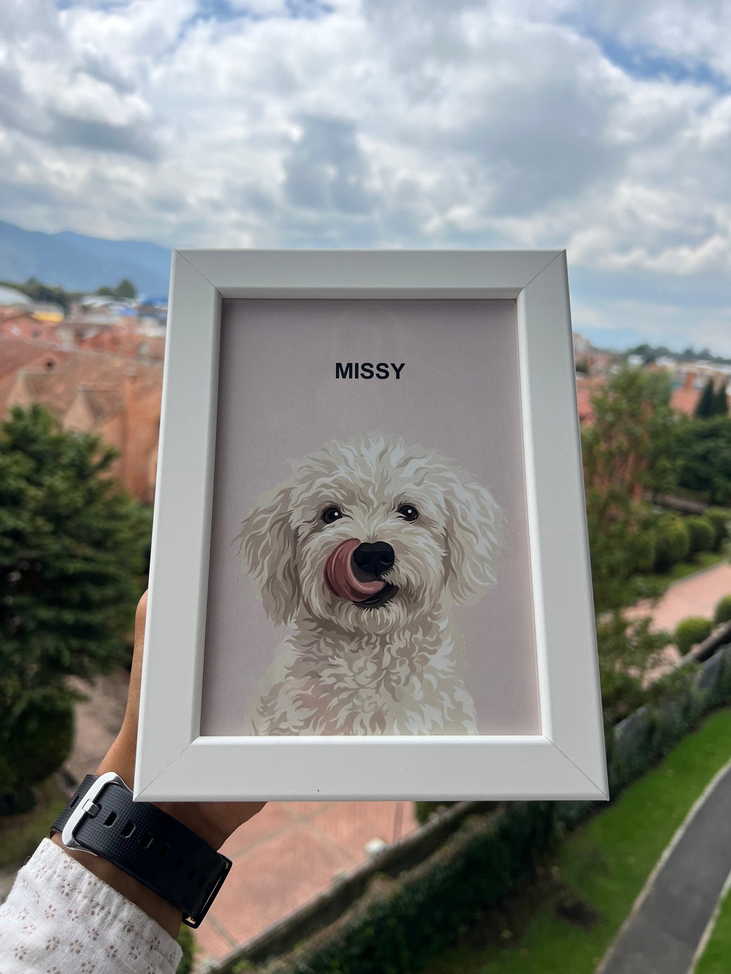 Retrato Personalizado de Escritorio - Peludolandia