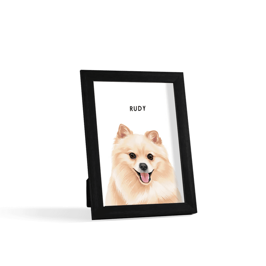 Retrato Personalizado de Escritorio - Peludolandia
